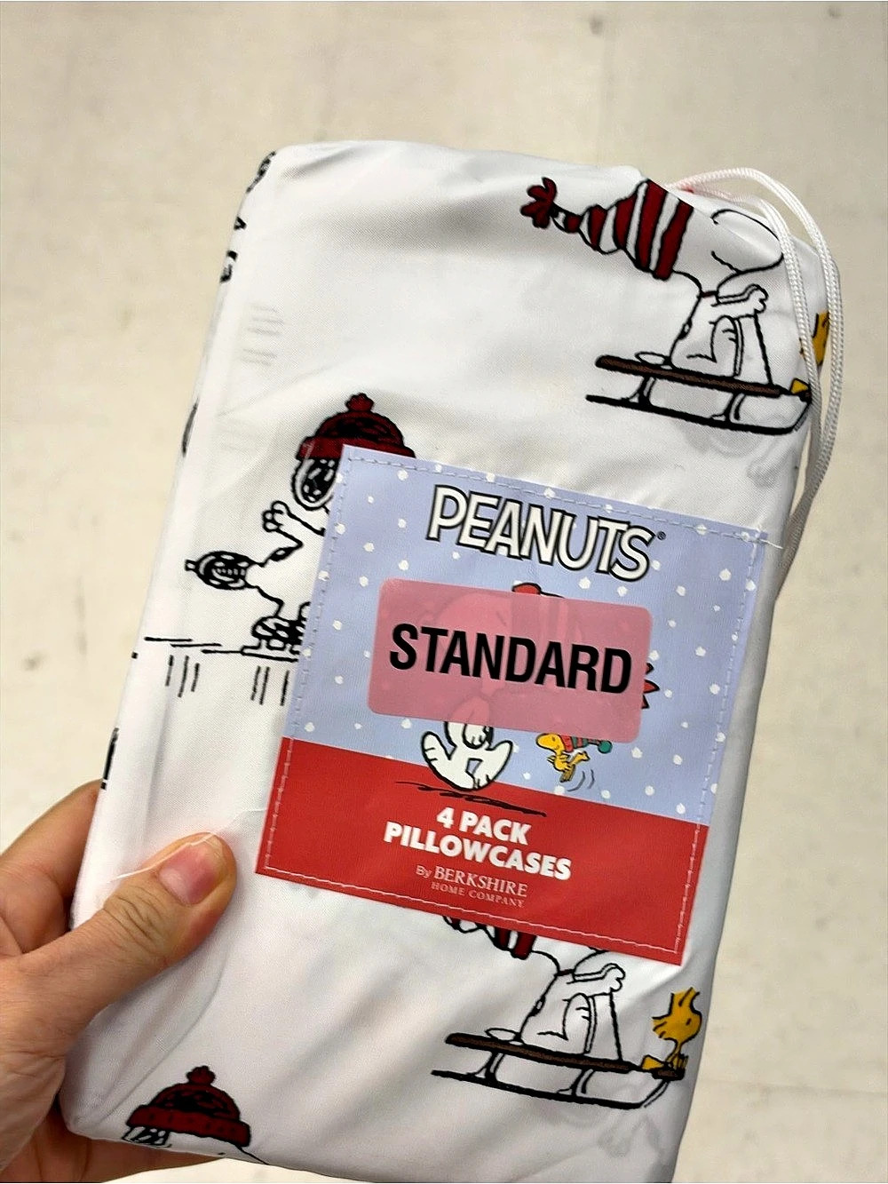 Peanuts 4 Pack Pillowcases Standard Pillowcases NWT